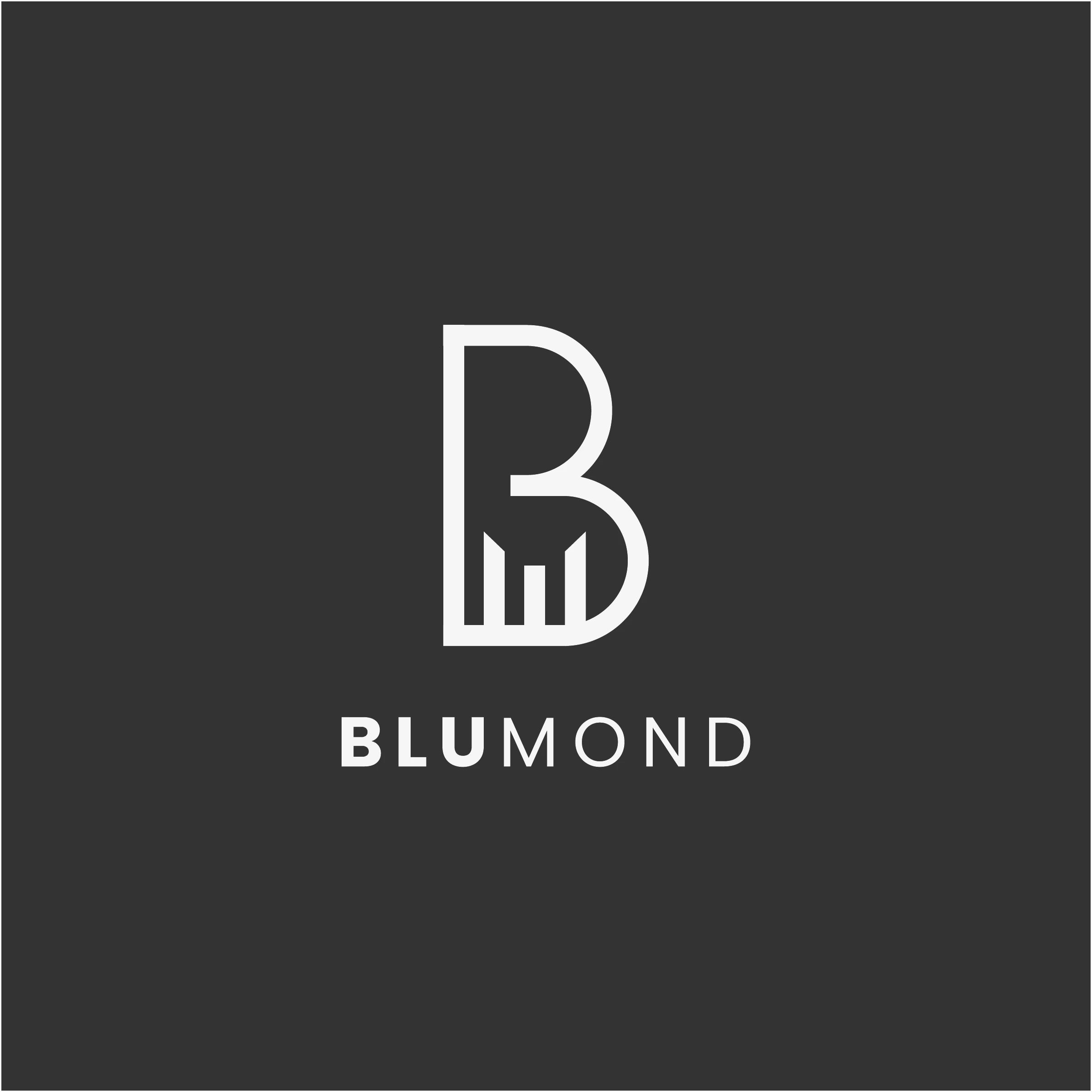 Blumond Logo Design: Dubai Real Estate Brand | Vectographics